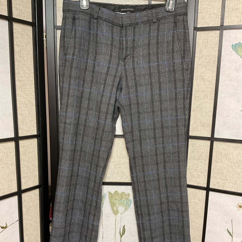BANANA Republic Plaid Dress Pants Size 2